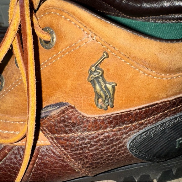 Polo Ralph Lauren Dover III duck boot in brown leather size 13 - Picture 4 of 10